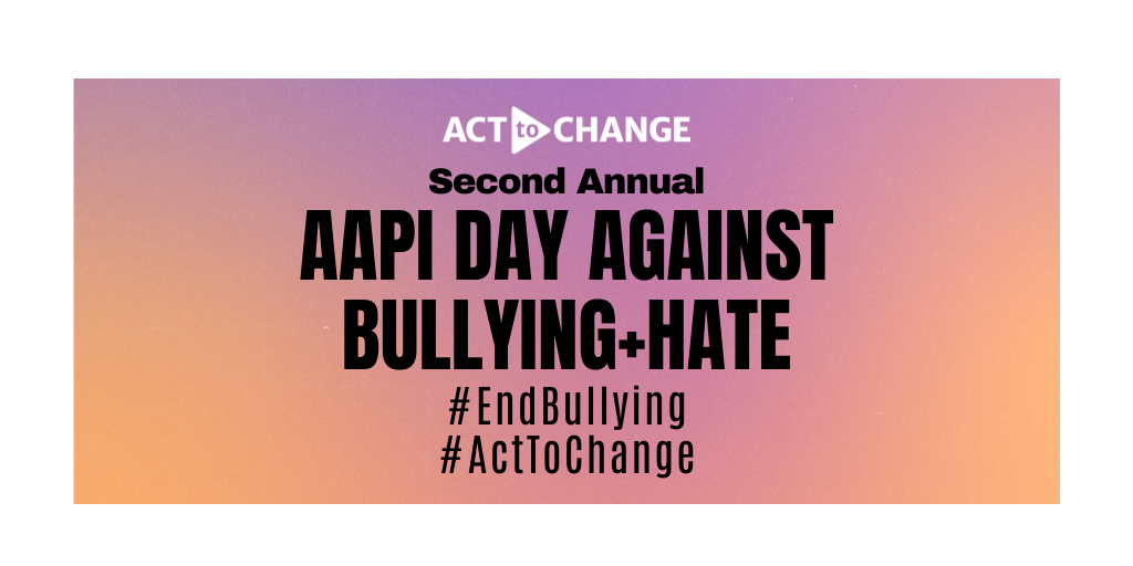 Today, we stand w/ cities, districts & elected officials across the country to commemorate the 2nd annual #AAPI #DayAgainstBullying+Hate, led by @acttochange. #APAHM #ActToChange
