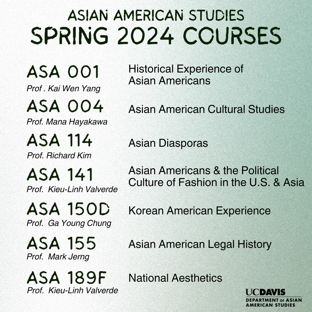 Spring 2024 course offerings
