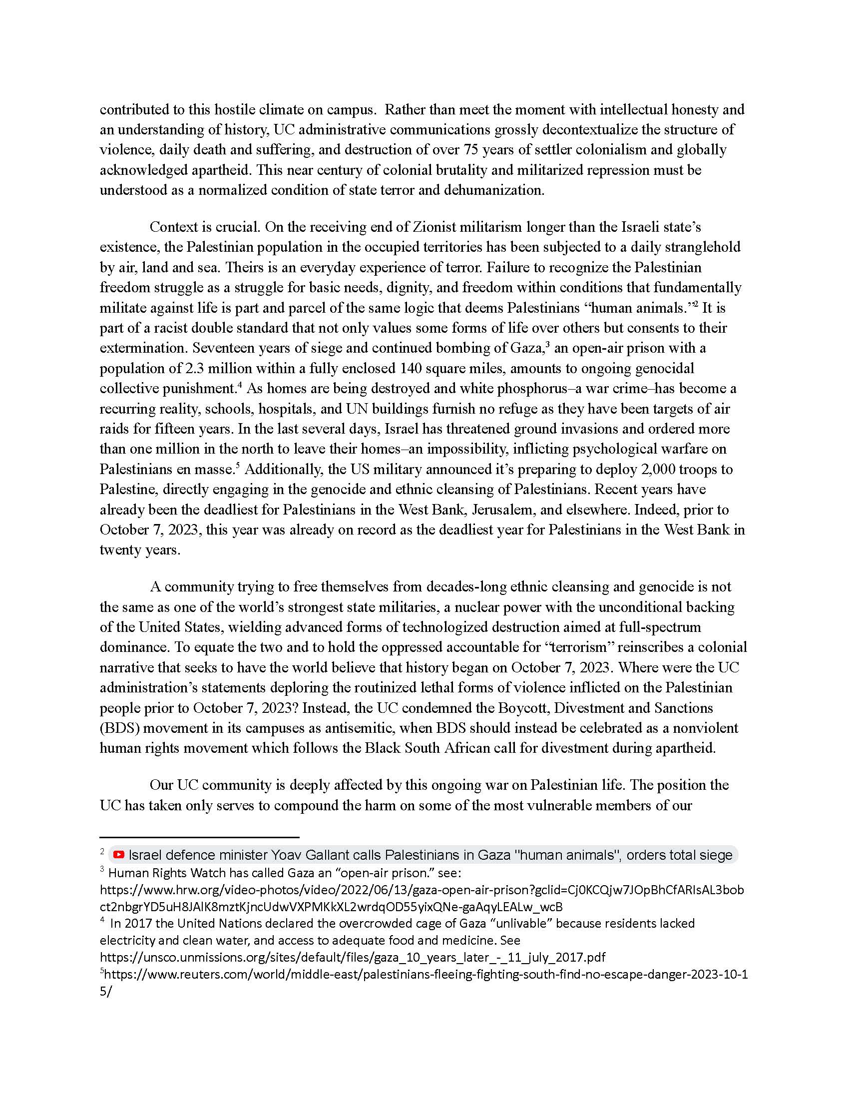 UC Statement Page 2