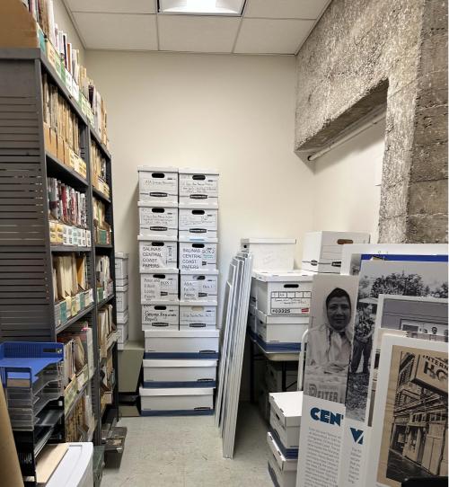 Salinas Archive Room filled with ASA archival material