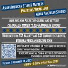 Asian American Studies Matters - Palestine/Israel and Asian American Studies