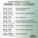 Spring 2024 Course List Offerings