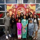 Photo of ASA students and staff at Lunar New Year event